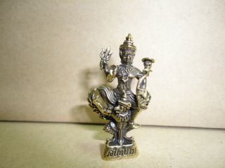 Jantapamo Vishnu On Garuda Win Triumph Love Lucky Charm Thai Amulet photo
