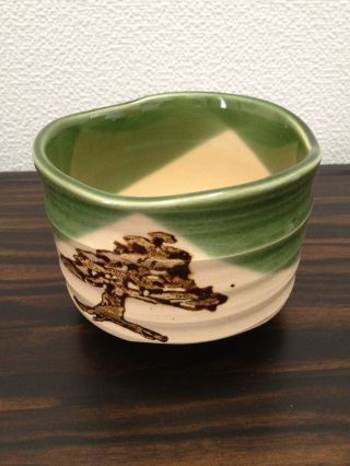 156 ~pine Tree Tea Bowl~ Japanese Tea Ceremony Item photo
