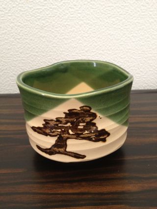 158 ~pine Tree Tea Bowl~ Japanese Tea Ceremony Item photo