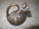 Chinese Bronze Wine Pot Carven Horse Shape Vivid Heavy Lid On The Head Teapots photo 1
