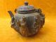 Chinese Bronze Wine Pot Carven The Eight Immortals Lid Old 23 Teapots photo 1