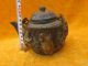 Chinese Bronze Wine Pot Carven The Eight Immortals Lid Old 23 Teapots photo 7
