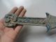 Chinese Bronze Sword Spearhead Carven Handle Old Unique Long 04 Swords photo 2