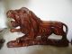 Antique Rare Large Chinese Hand Carved Foo Dog/lion/wooden Statue 13 X 8 Foo Dogs photo 8