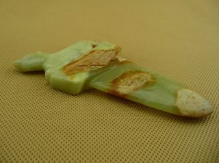 Chinese Classical Hand Carved Old Jade Beast Carved Hand Thorn/10 - 036 photo