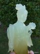 Nr Antique Chinese Jade Kwan Yin Figure Statue Qing Carving Jade Guanyin Carved Vases photo 1