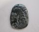Chinese Hetian Black Green Jade Carved Jinchan Pendant Nr Other photo 2