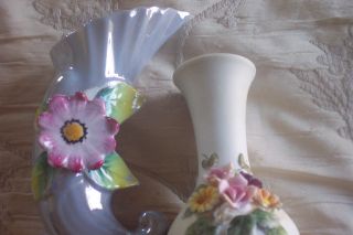 Two Japanese Japan Lefton Small Vases photo