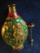 Brass And Baked Enamel Chinese Snuff Bottle Snuff Bottles photo 2