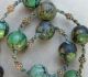 Antique Chinese Large Green Turquoise Beads & Seed Pearl Necklace~very Old~tlc Necklaces & Pendants photo 4