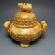 Old Antiques Chinese Jade Hand - Carved Incense Burners & Lid W Dog Nr/nc1491 Pots photo 1