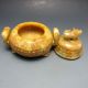 Old Antiques Chinese Jade Hand - Carved Incense Burners & Lid W Dog Nr/nc1491 Pots photo 3