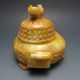 Old Antiques Chinese Jade Hand - Carved Incense Burners & Lid W Dog Nr/nc1491 Pots photo 8