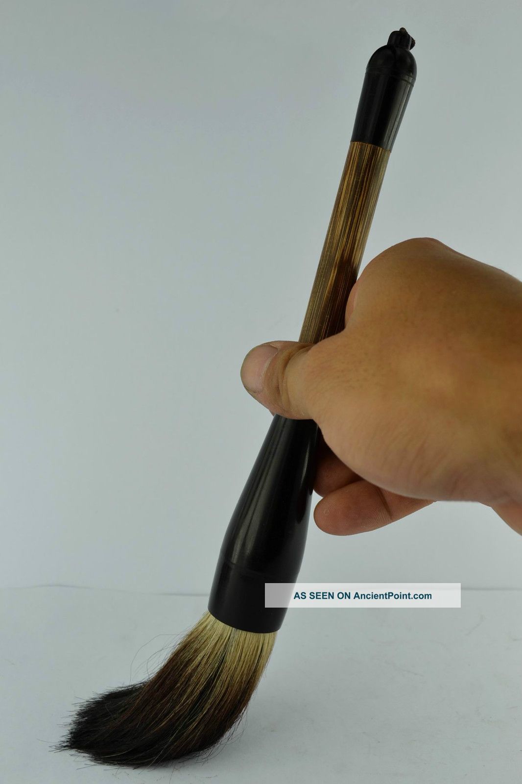 China Rare Collectibles Old Peking Decorated Wonderful Handwork Wood Brush ++++ Uncategorized photo