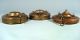 3 India Indian Brass Hanging Candle Holders,  Pierced Decoration Ca 19th C. India photo 1