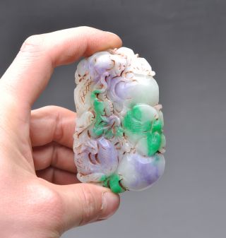 A Perfect 19th - Century Chinese Jade Piece Carved 