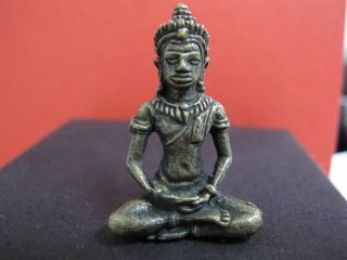 Old Thai Mini Lobburi Buddha photo