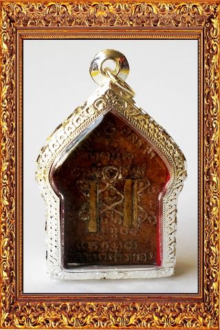 Invaluable Phra Khunpaen Lp Tim Plai Kuman Thai Buddha Amulet Love Rich 2 Takrut photo