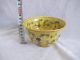 Chinese Ancient Bowls Flower Round Yellow Lotus Bowls photo 3