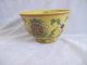 Chinese Ancient Bowls Flower Round Yellow Lotus Bowls photo 6