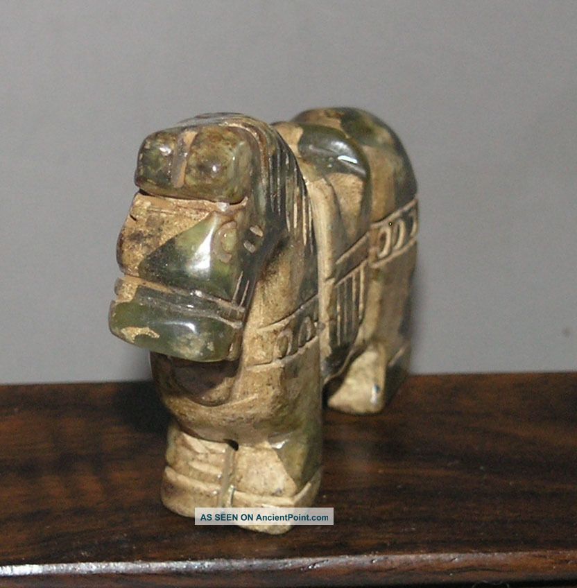 Ancient China Old Hetian Jade Hand - Carved Statue (horse) 2.  3inch Other photo
