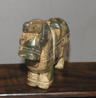 Ancient China Old Hetian Jade Hand - Carved Statue (horse) 2.  3inch photo