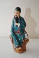 Early 20thc Chinese Antique Porcelain Famille Rose Figurine 19cm Tall Marked Other photo 7