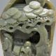 100% Natural Hetian Jade Hand - Carved Statues (with A Certificate) - Man&pine Tree Other photo 2
