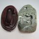 100% Natural Hetian Jade Hand - Carved Statues (with A Certificate) - Man&pine Tree Other photo 3
