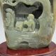 100% Natural Hetian Jade Hand - Carved Statues (with A Certificate) - Man&pine Tree Other photo 4