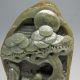 100% Natural Hetian Jade Hand - Carved Statues (with A Certificate) - Man&pine Tree Other photo 5