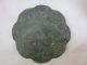 Collection Antique Chinese Bronze Ancient Times Delicate Flower Mirror - - La India photo 3