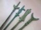 Collection Antique Chinese Bronze Delicate Weapon Knife & Sword - - - F18y India photo 3