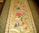 Set 2 Chinese Embroidery Silk Panels Artist Created Floral Bird Butterfly Vg Robes & Textiles photo 2