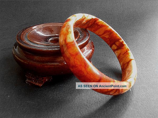 60mm,  Js722rare,  Chinese Old Jade Carved Bangle Other photo