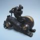 19th Century Chinese Bronze Poseidon ' S Son Wealth Brave Pixiu Nr Dragons photo 2