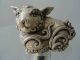 Chinese Bronze Copper Statue Rabbit Twelve Chinese Zodiac Signs Vivid Heavy 07 Amulets photo 7
