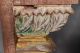 Pair Antique Oriental Carved Wood Dragon Brackets Corbel Polychrome Gargoyle Parts & Salvaged Pieces photo 4
