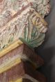 Pair Antique Oriental Carved Wood Dragon Brackets Corbel Polychrome Gargoyle Parts & Salvaged Pieces photo 8