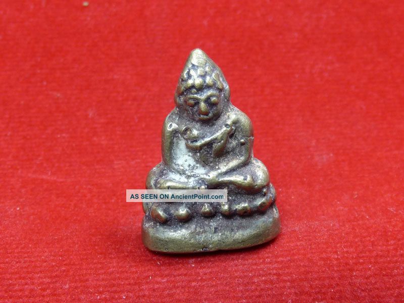 Phra Chaiwat Lp Boon Watkrangbangkeaw Year 2444 - 45 Be.  Tor Type,  Thai Amulet Amulets photo