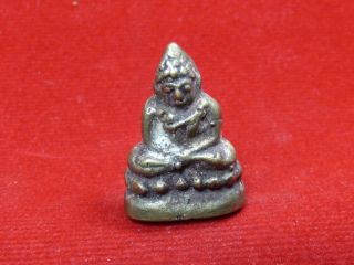 Phra Chaiwat Lp Boon Watkrangbangkeaw Year 2444 - 45 Be.  Tor Type,  Thai Amulet photo
