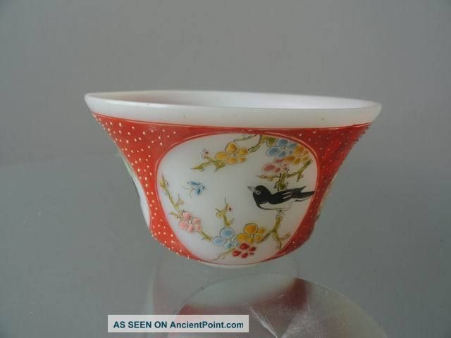 Chinese Bowl Granule Anti - Skidding Pictures Heavy Exquisite 11 Bowls photo