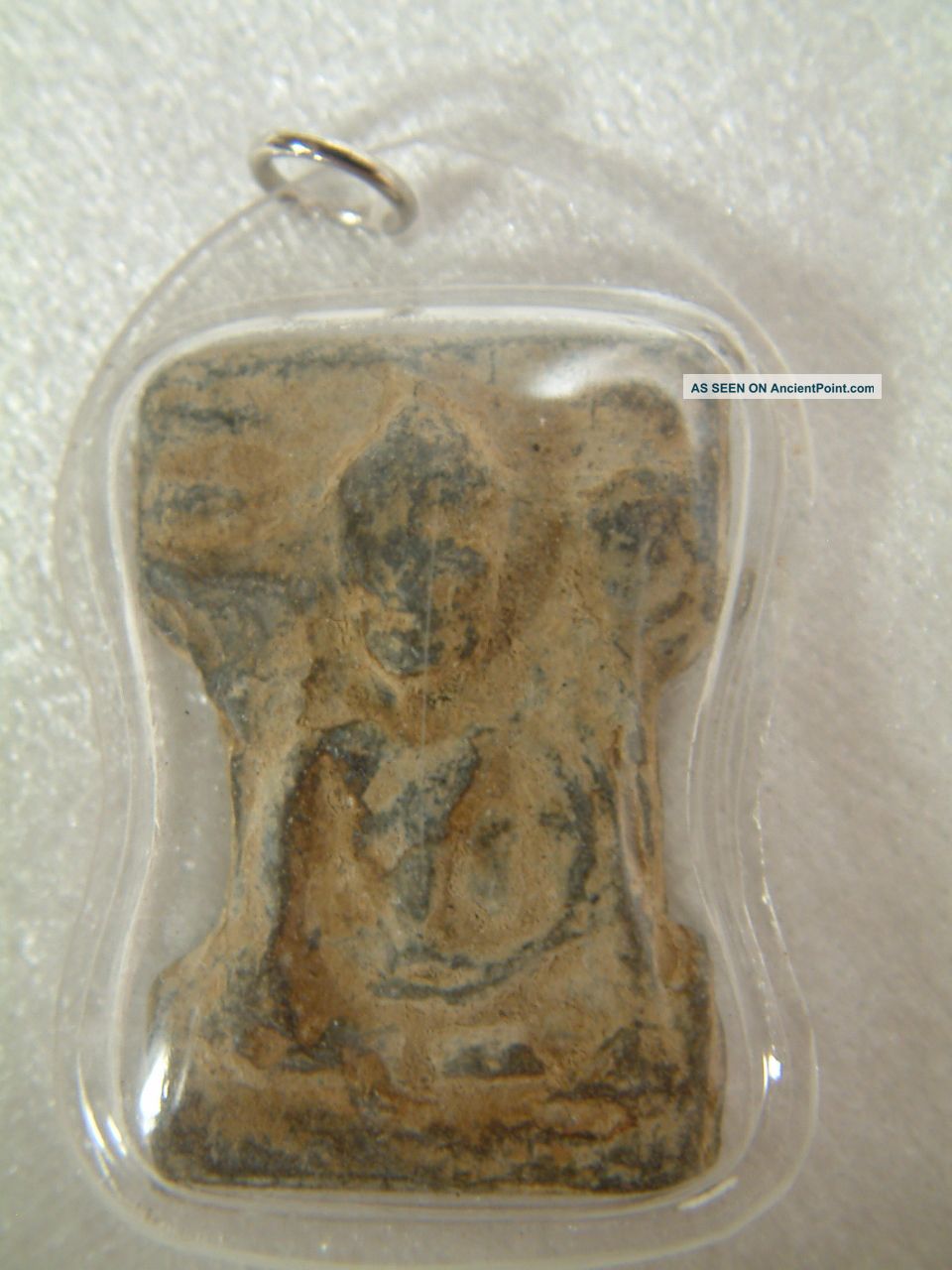 Old Pendant Collection.  Amulet Old Stone.  Inverted Sides.  Thai Amulet Amulets photo