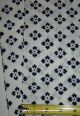 Vintage Cotton Indigo Dyed Floral Yukata Kimono Fabric Patchwork Quilt 63 