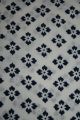 Vintage Cotton Indigo Dyed Floral Yukata Kimono Fabric Patchwork Quilt 63 