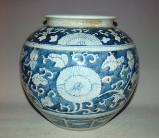 A Chinese Costful Blue And White Porcelain Pot photo
