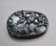 Chinese Hetian Black Green Jade Carved Dragon Rat Pendant Nr Other photo 4