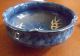 Japanese Hand Made Ceramic Bowl.  Blue.  Signed. Bowls photo 1