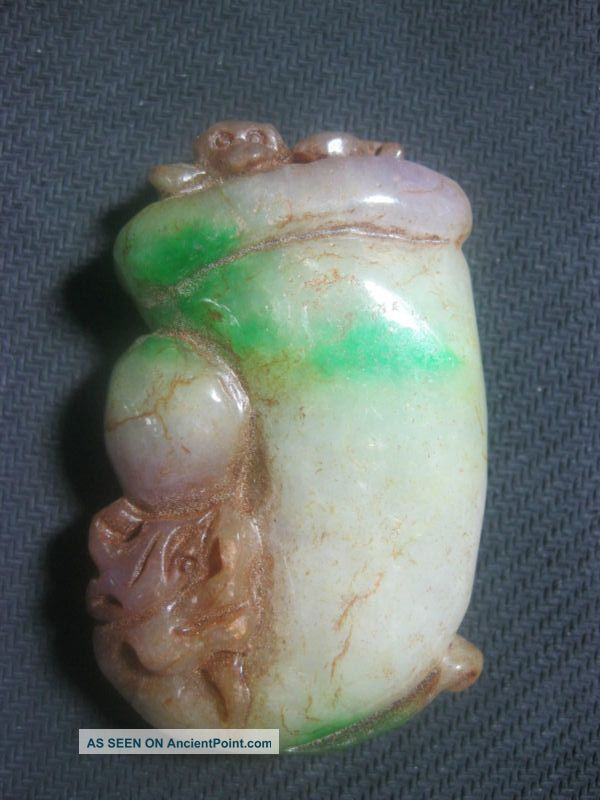 New Arrive Antique Chinese Green Jadeite Pendant /fantastic Dragon Pendant Necklaces & Pendants photo