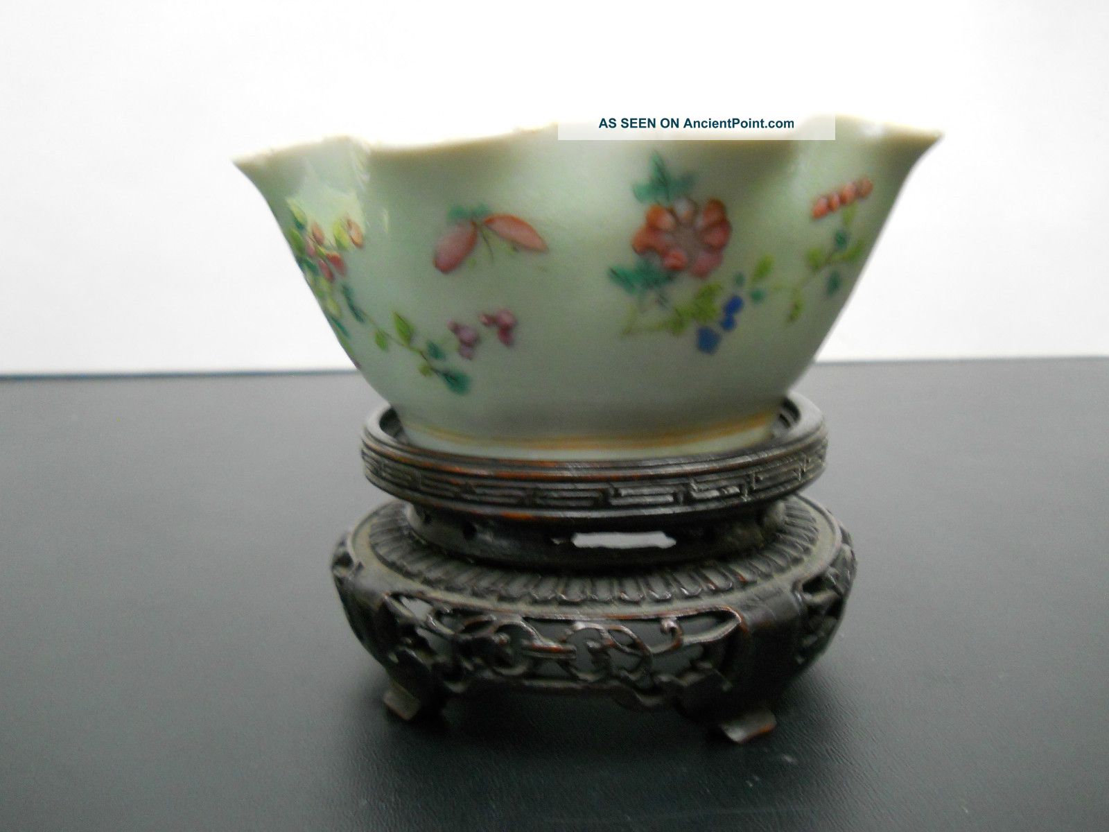 Rare Chinese Celadon Tongzhi Period Porcelain Bowl,  Signed,  874b Bowls photo